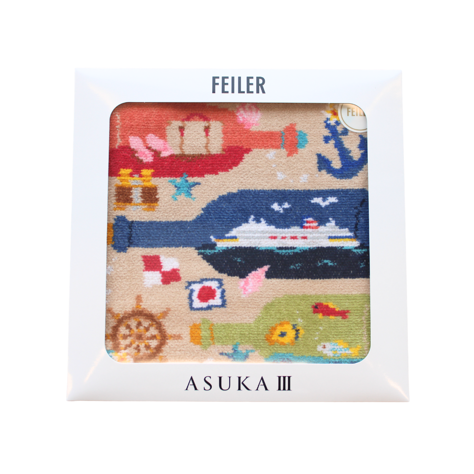 FEILER ハンカチ ボトルシップ 飛鳥クルーズオリジナル | 飛鳥クルーズ