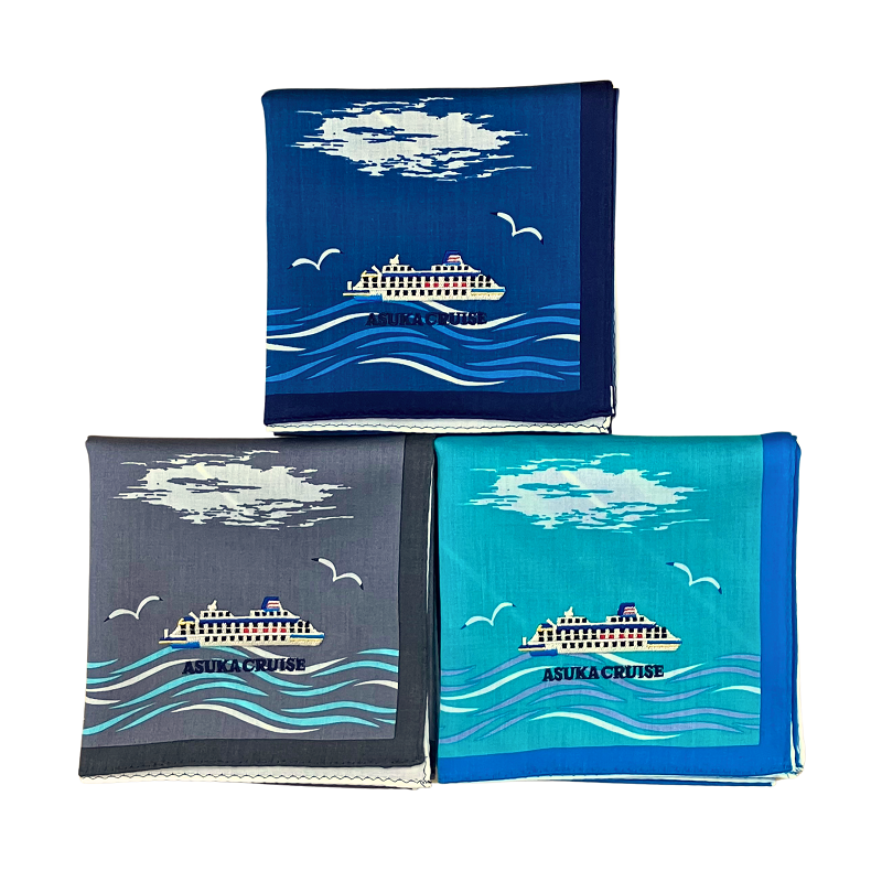 【新品未使用】和光　ハンカチ【⚠️お値下げ中】 和光メンズハンカチ 飛鳥クルーズオリジナル | 飛鳥クルーズ