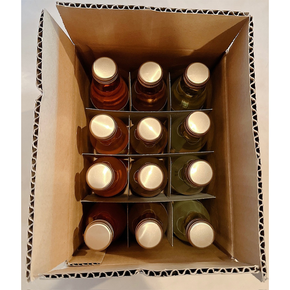 送料無料対象外】奈良県 古都華・富有柿・完熟梨サイダー詰め合わせ12