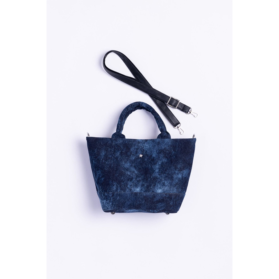 岡山県 星空を持ち歩く【美星デニムバッグ】『3WAY STAR DENIM BAG