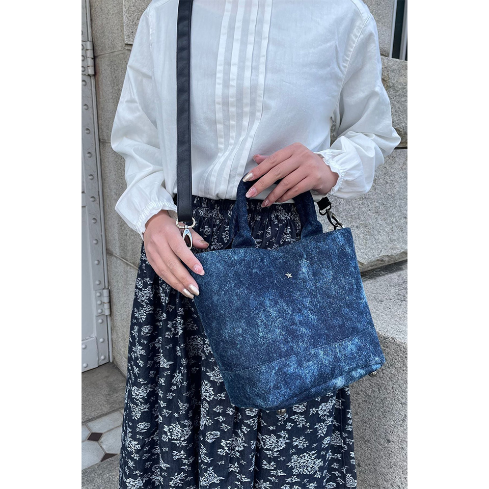 Mサイズ／3way bag／silver×デニム Mサイズ／3way bag／silver×デニム