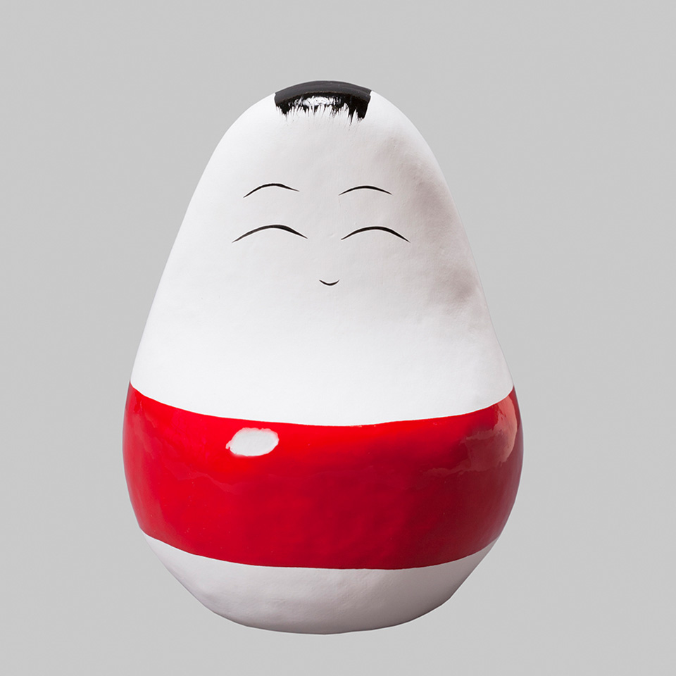 送料無料対象外】福島県 起き上がり小法師（大）赤 | 飛鳥クルーズ