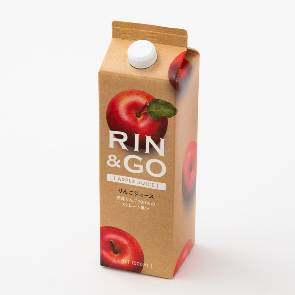 青森県 RIN&GOりんごジュース紙パック1000mL(6本入り) | 飛鳥クルーズ