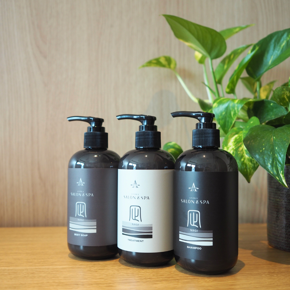 SALON＆SPA】凪 シャンプー/トリートメント/ボディーソープ 300ml 飛鳥